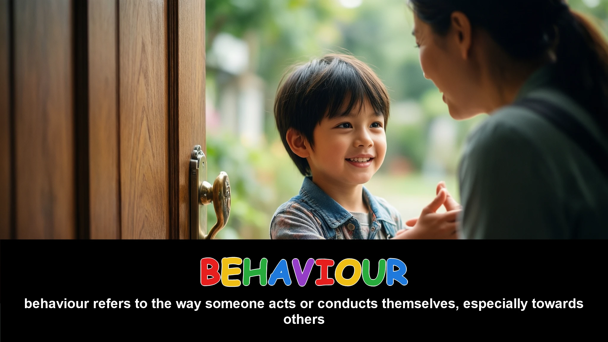 English Illustration for behaviour